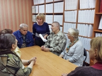 Встреча со слепоглухими гражданами в Мурманской областной специальной библиотеке ля слепых и слабовидящих