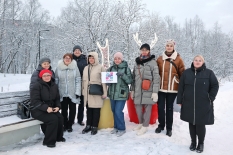Мурманская библиотека для слепых провела адаптивную прогулку «Заполярная кавалерия»
