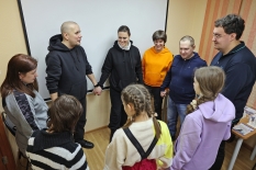 «Герои без границ»: библиотеку посетили гости из Санкт-Петербурга