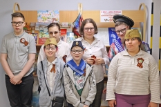 Юные северяне с честью преодолели патриотический марафон и финишировали с Георгиевской ленточкой