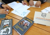 Участники клуба брайлистов «Шеститочие» читали и говорили о подвиге героев Битвы за Москву 
